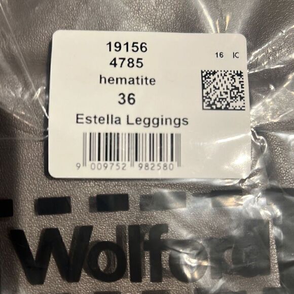 NWT Wolford Estella Faux Vegan Leggings Sz 6 - Picture 11 of 13